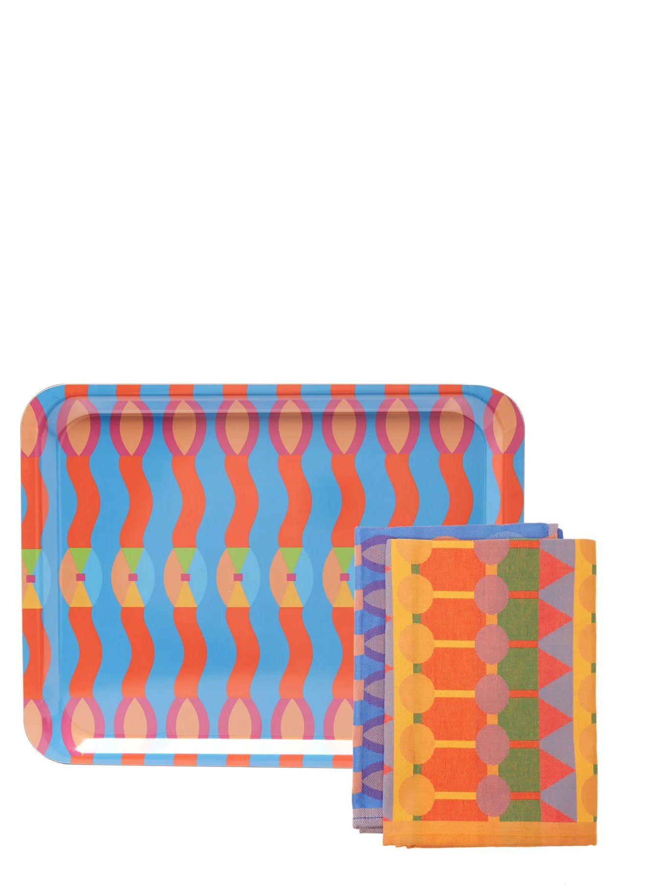 Omi tray and tea towels set | Yinka Ilori | Matches (US)