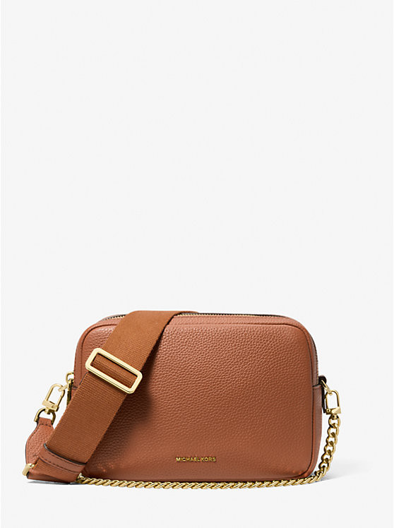 Bryant Medium Pebbled Leather Camera Crossbody Bag | Michael Kors US