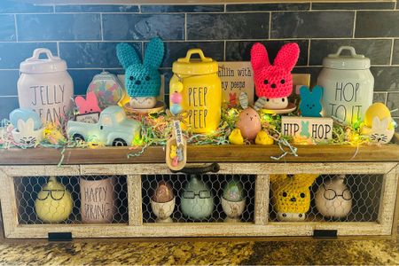 My Peeps themed Easter shelf 

#LTKSeasonal #LTKstyletip #LTKhome