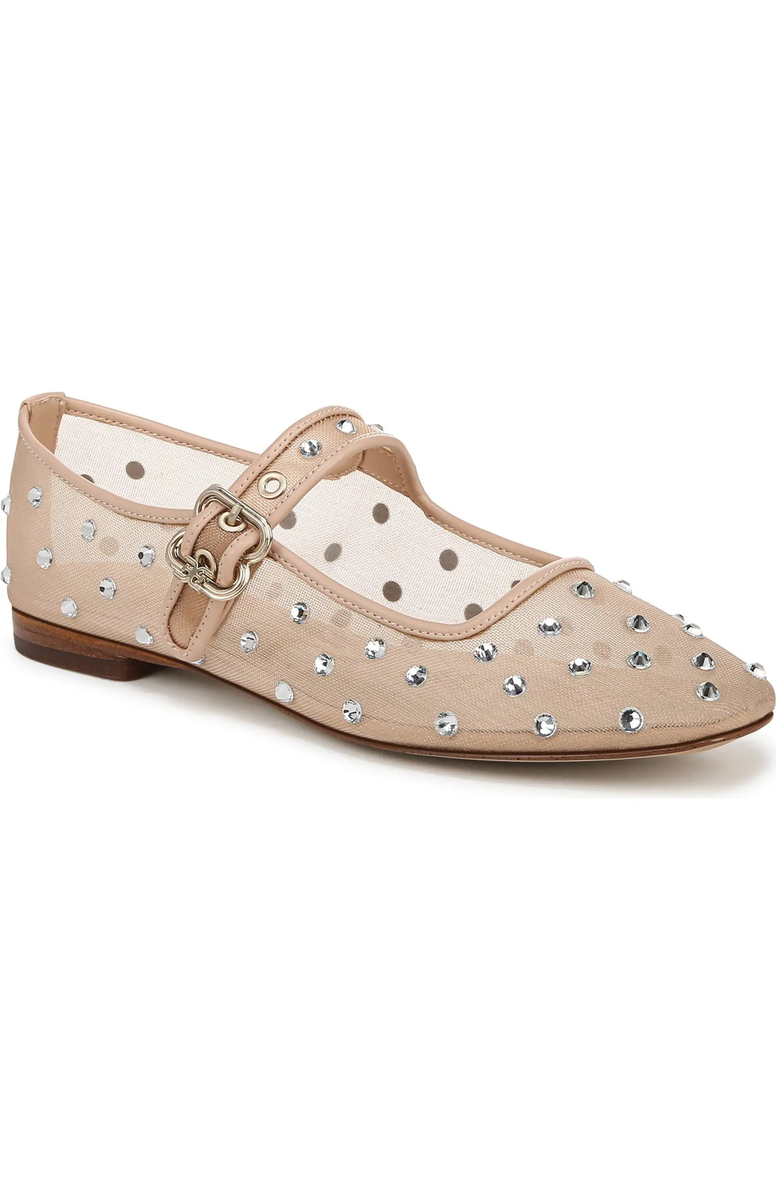 Michaela Shine Mary Jane Flat (Women) | Nordstrom