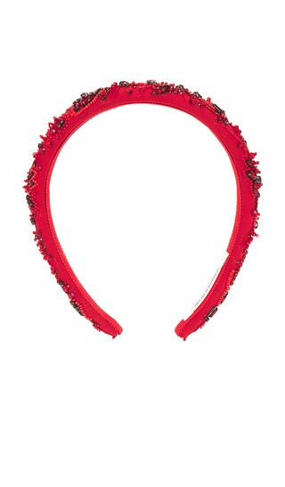 Adrian Headband in Ruby | Revolve Clothing (Global)