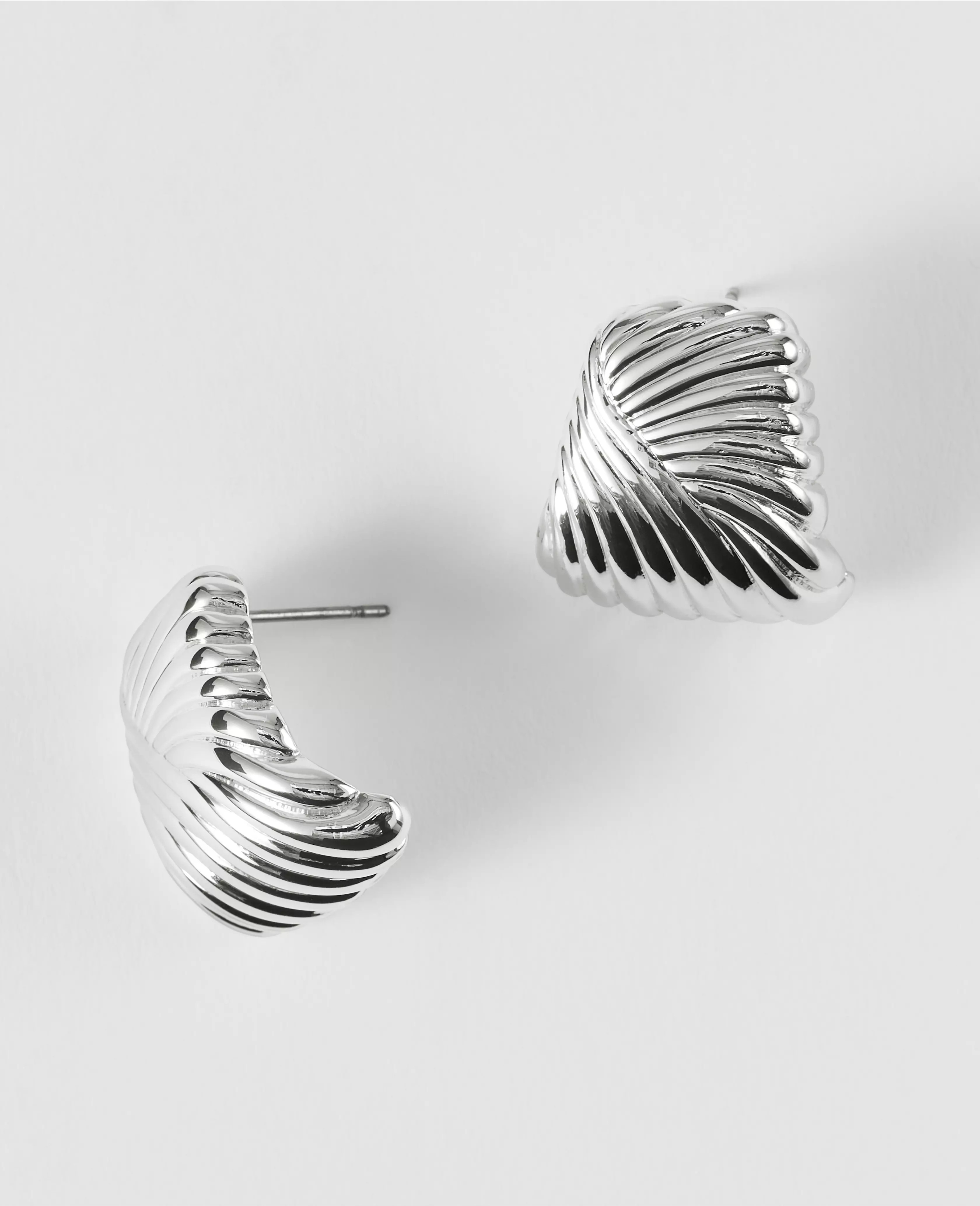 Textured Rectangle Stud Earrings | Ann Taylor