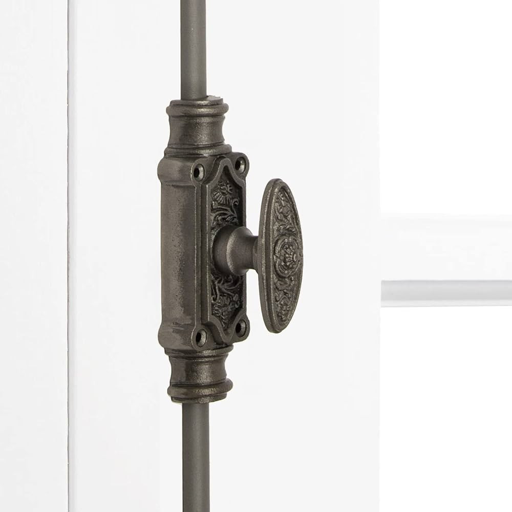 A29 Hardware 6 Feet Iron Cremone Bolt for Windows, Antique Iron Finish Finish | Amazon (US)