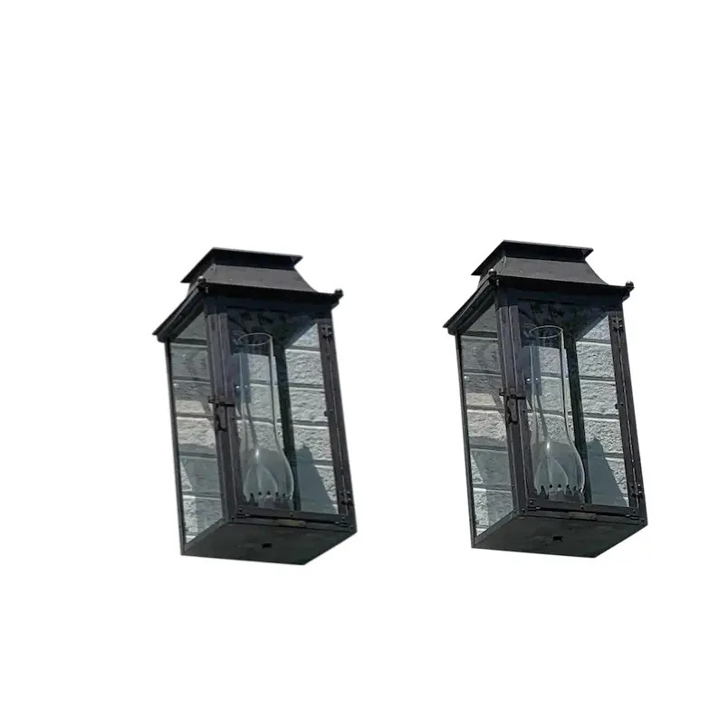 Bevolo Gas and Electric Williamsburg Electric Lanterns - a Pair | Chairish
