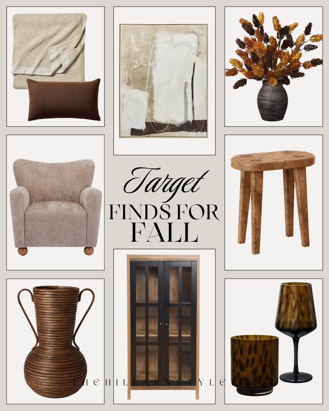 Target Fall Home Finds That Look Designer for Less

Target’s newest fall home finds are full of warm, earthy tones and elevated textures for a cozy seasonal refresh. Think rich wood furniture, neutral abstract artwork, cozy accent chairs, sculptural vases, amber glassware, and beautiful autumn florals. These affordable Target finds make it easy to create a warm, collected, organic modern home that looks so much more expensive than it is. Save these favorites for your next fall home refresh!

#TargetHome #TargetFinds #TargetStyle #TargetNewArrivals #FallHomeDecor #FallDecor #FallDecorating #AffordableHomeDecor #DesignerInspired #OrganicModern #WarmNeutrals #CollectedHome #CozyHome #FallFlorals #HomeDecor #HomeInspo #FurnitureFinds #LTKFinds #TheHillaryStyle 

 

#LTKHome #LTKSeasonal #LTKHome