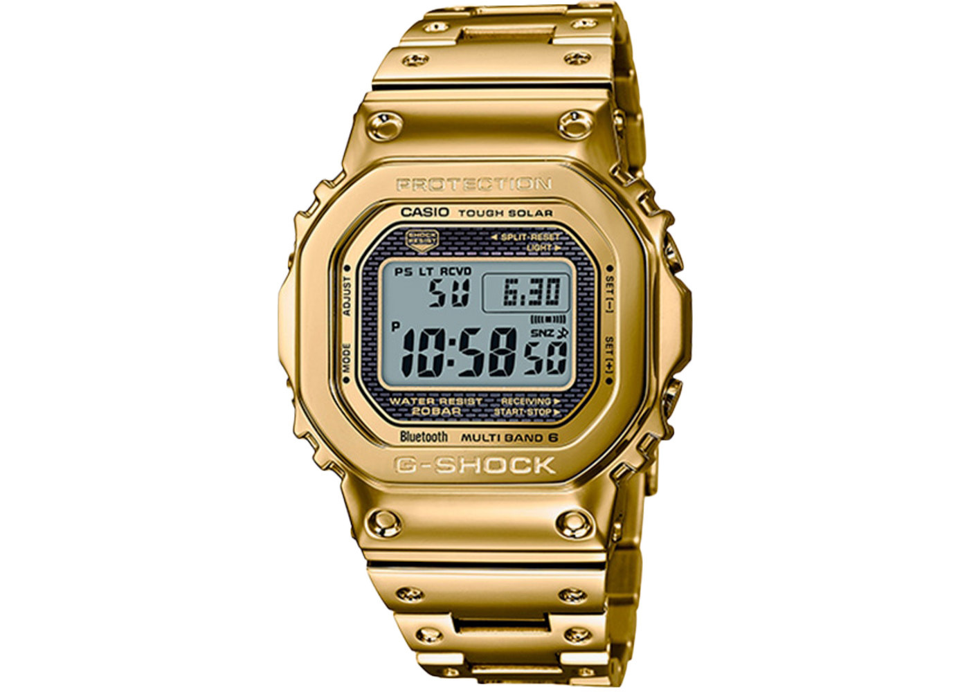 Men's Casio GShock GMWB 5000 TFG9 Watch in Stainless Steel | StockX