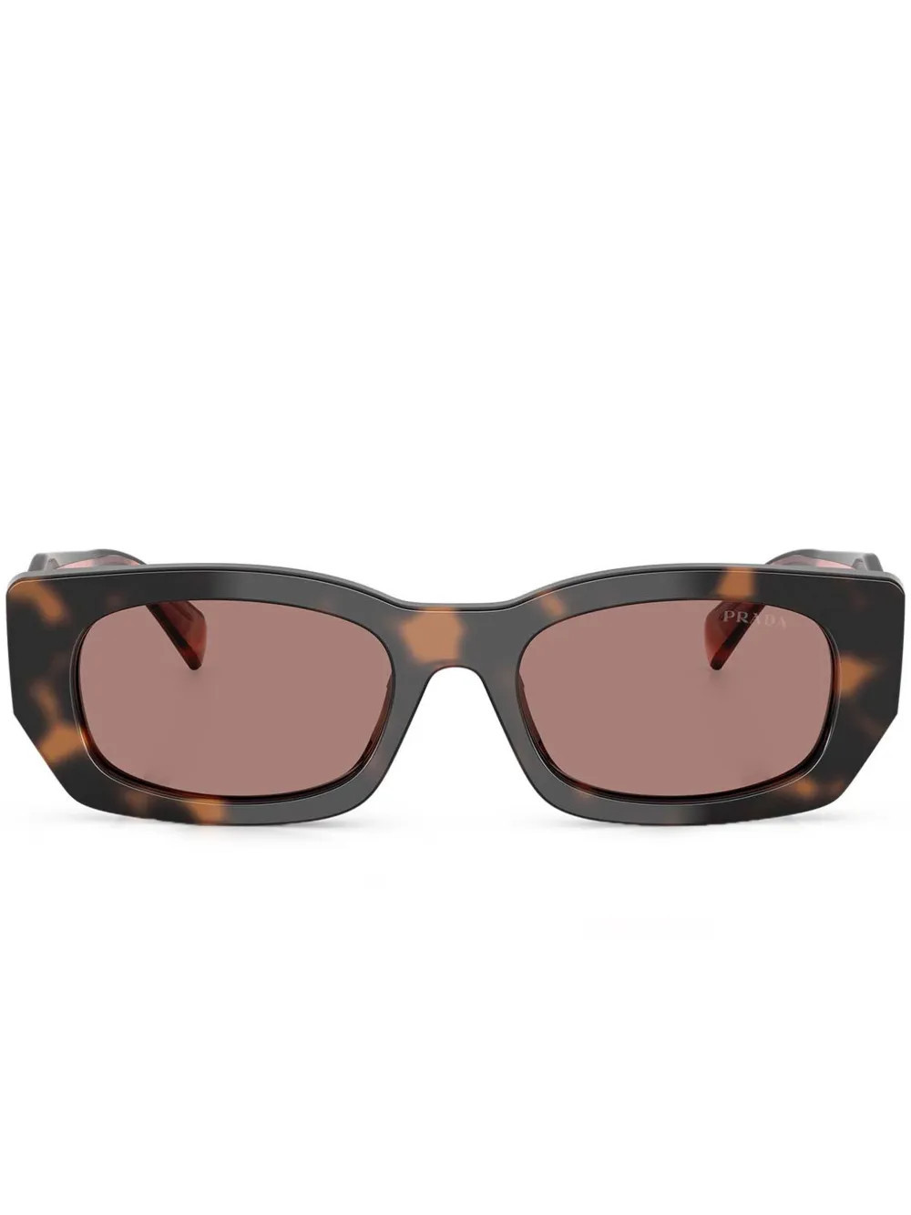 Prada Eyewear Symbole sunglasses - Brown | Farfetch Global