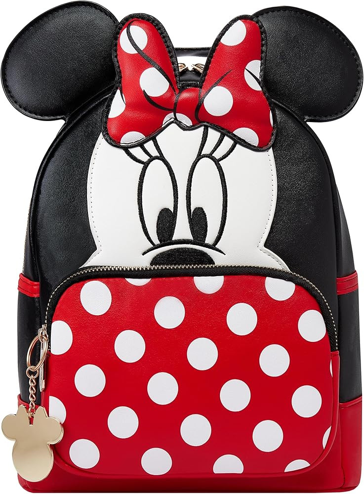 Disney Backpack | Minnie Mouse Backpack With Keychain | Cute Mini Backpacks | Ladies Bag | One Si... | Amazon (US)