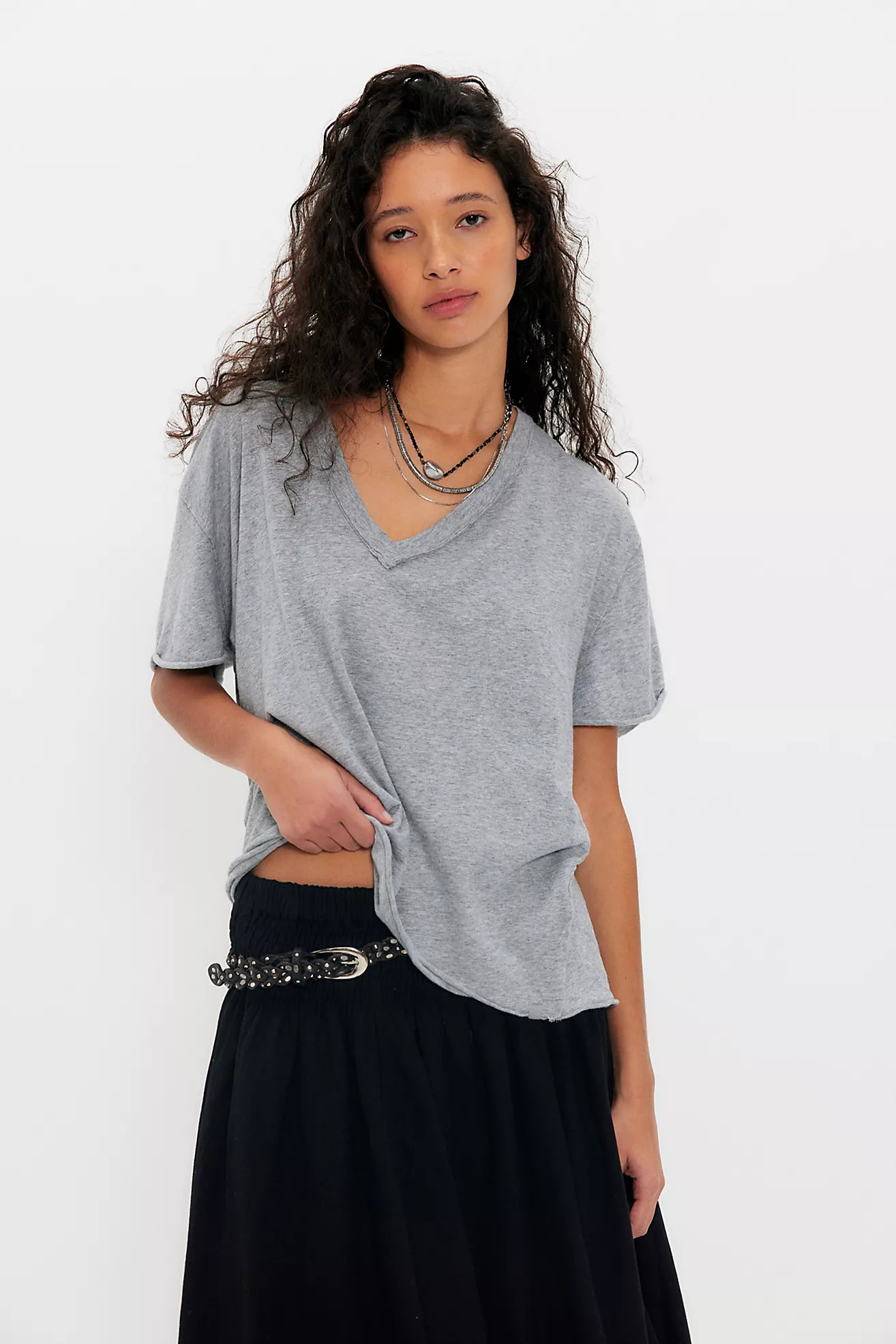 We The Free Nina V-Neck Tee | Free People (Global - UK&FR Excluded)