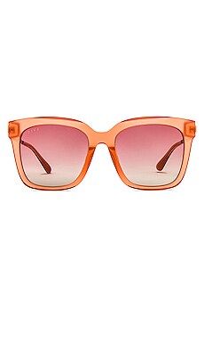 DIFF EYEWEAR Bella in Oyster Pink & Rose Gradient from Revolve.com | Revolve Clothing (Global)
