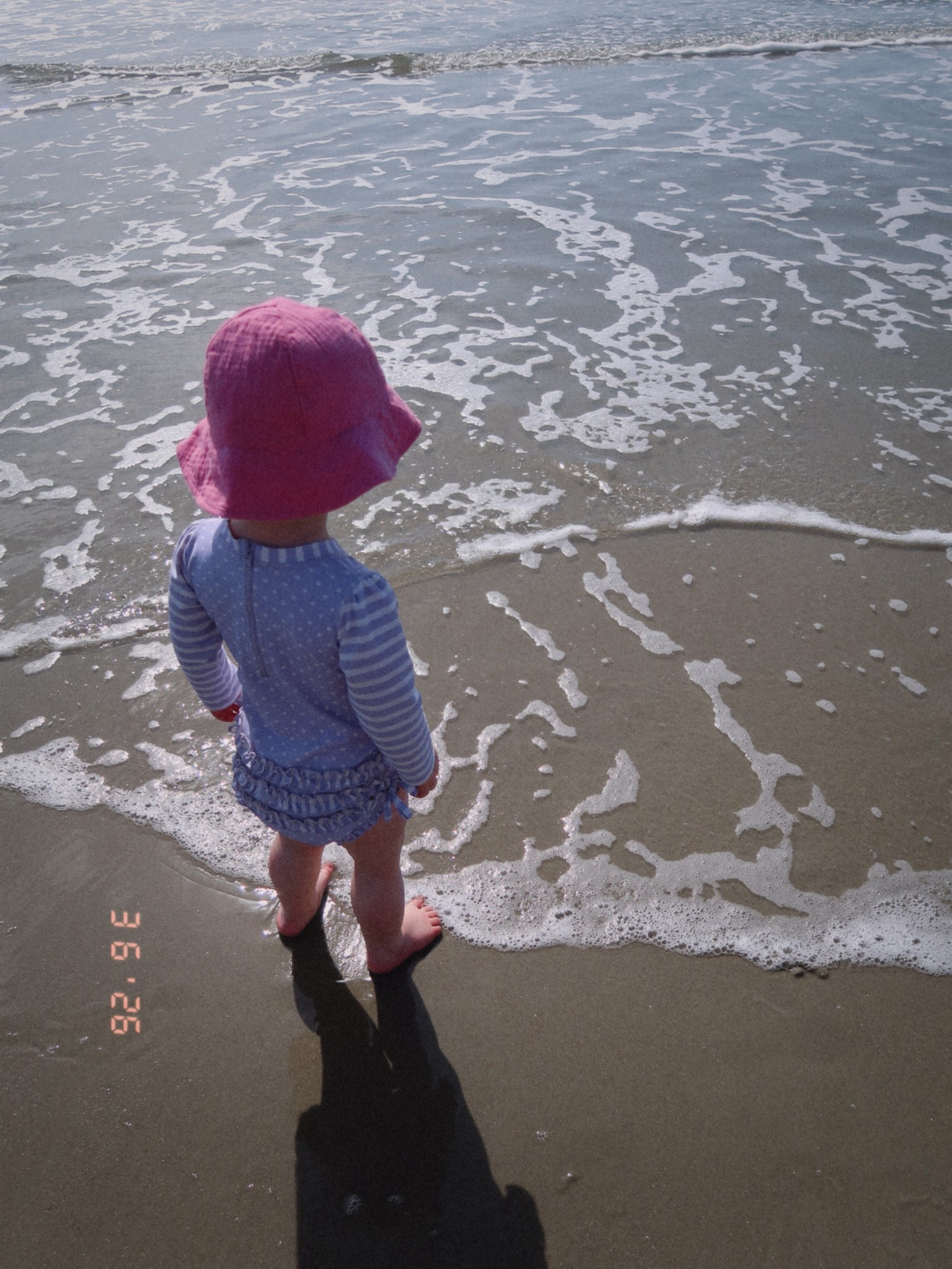 Lo & the ocean :) we love these suits!! run TTS and stretch / last forever. She’s wearing 18-24 and she’s almost 2!

#LTKBaby #LTKSwim