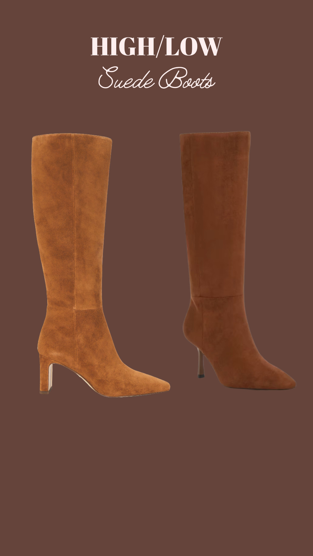 Suede boots for fall - both high (Sam Edelman) and low (DSW) budget options. 

 #LTKFallSale #LTKSeasonal