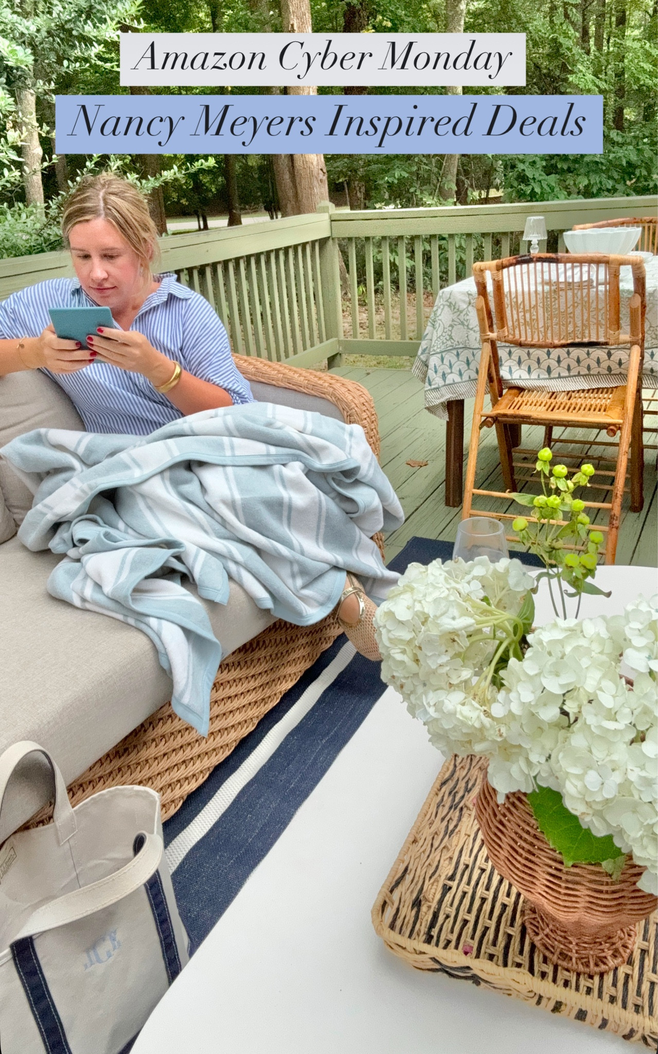 Shop Amazon’s Cyber Monday deals! This is my round up of my favorite Nancy Meyer’s inspired looks for home and fashion, all from Amazon. Curl up with our Kindle, slip on some ballet flats and a cozy cardigan, and check gifts off your list. Hurry! These deals won’t last. #amazonpartner @amazon #FallFavorites2024 #amazonholiday 

#LTKHome #LTKCyberWeek #LTKSaleAlert