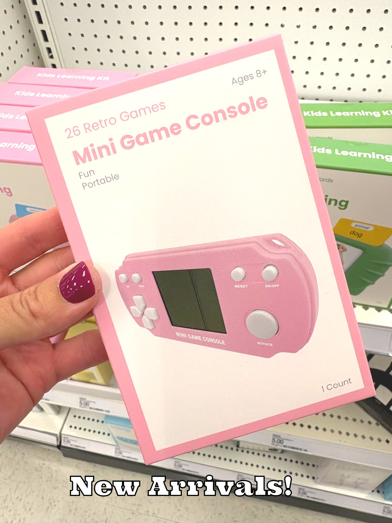 Target Toys Mini Retro Console #minigames #gameconsoles #targetfinds

#LTKKids #LTKTravel