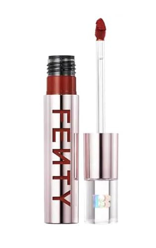 FENTY BEAUTY by Rihanna Fenty Icon Velvet Liquid Lipstick Fiyaproof 10 - (maple red) - 5.5 g / 0.19 oz | Amazon (US)