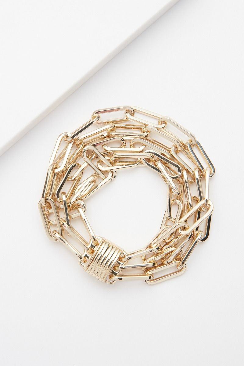 EVEREVE Delilah Multichain Paperclip Bracelet | EVEREVE | Evereve