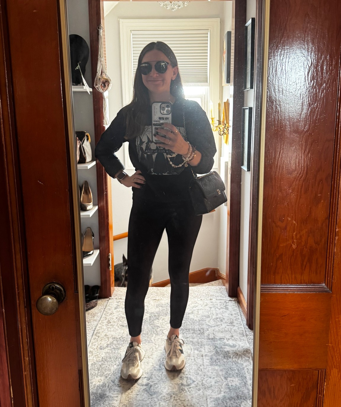 Why oh why is it 80 degrees in October?! Anyways, feeling witchy today with my graphic sweatshirt from Etsy and super old Zella leggings. Bag of the day is my vintage Chanel classic flap - she’s older than me! 

#LTKPetite #LTKSeasonal #LTKItBag