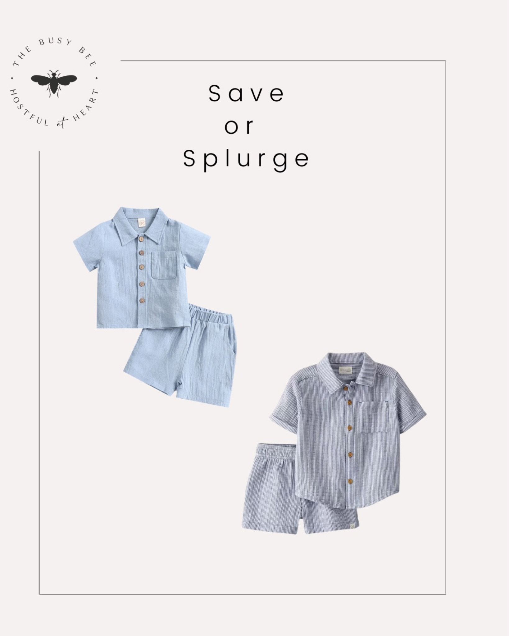 Save or Splurge on this adorable Toddler set for Easter! 

Fashion
Save
Splurge
Kids Fashion
Carters
Walmart
Easter outfits

#LTKFind #LTKSeasonal #LTKstyletip