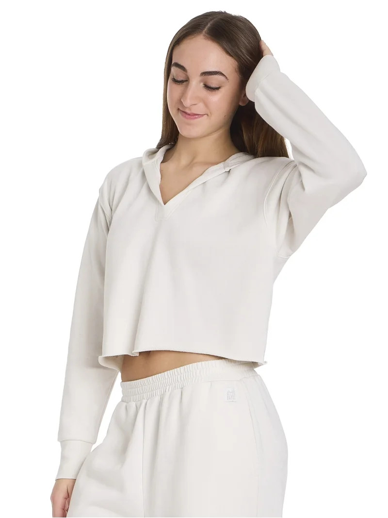 Mills by Millie Bobby Brown Women's Cropped Hoodie, Sizes XXS-XXL | Walmart (US)