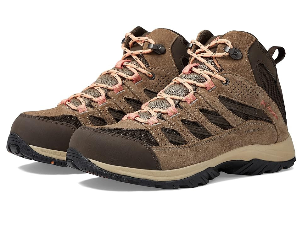 Columbia Crestwood Mid Waterproof (Cordovan/Mud) Women's Boots | Zappos