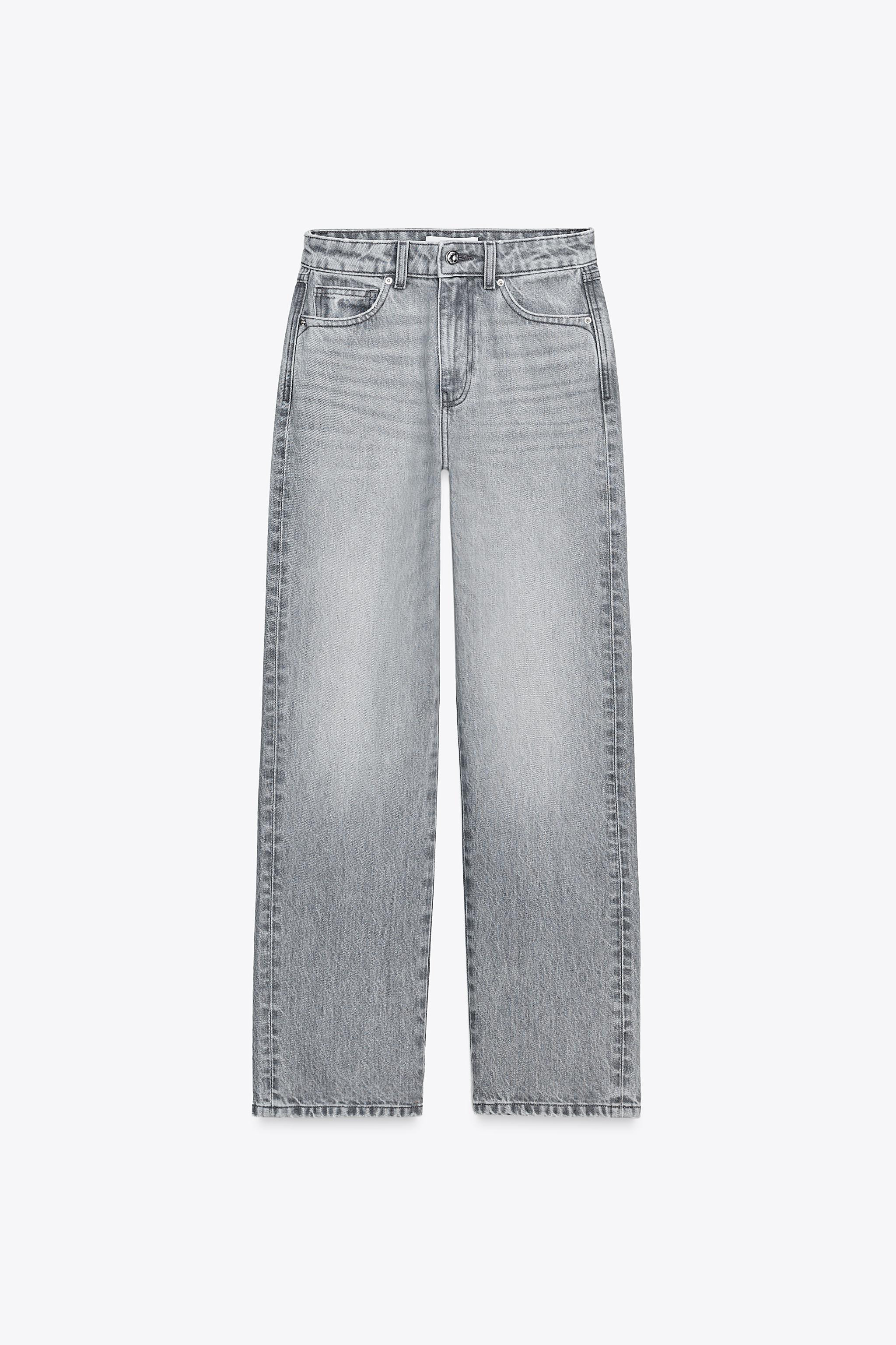JEANS Z.03 REGULAR FIT HIGH-WAIST LONG LENGTH | Zara UK