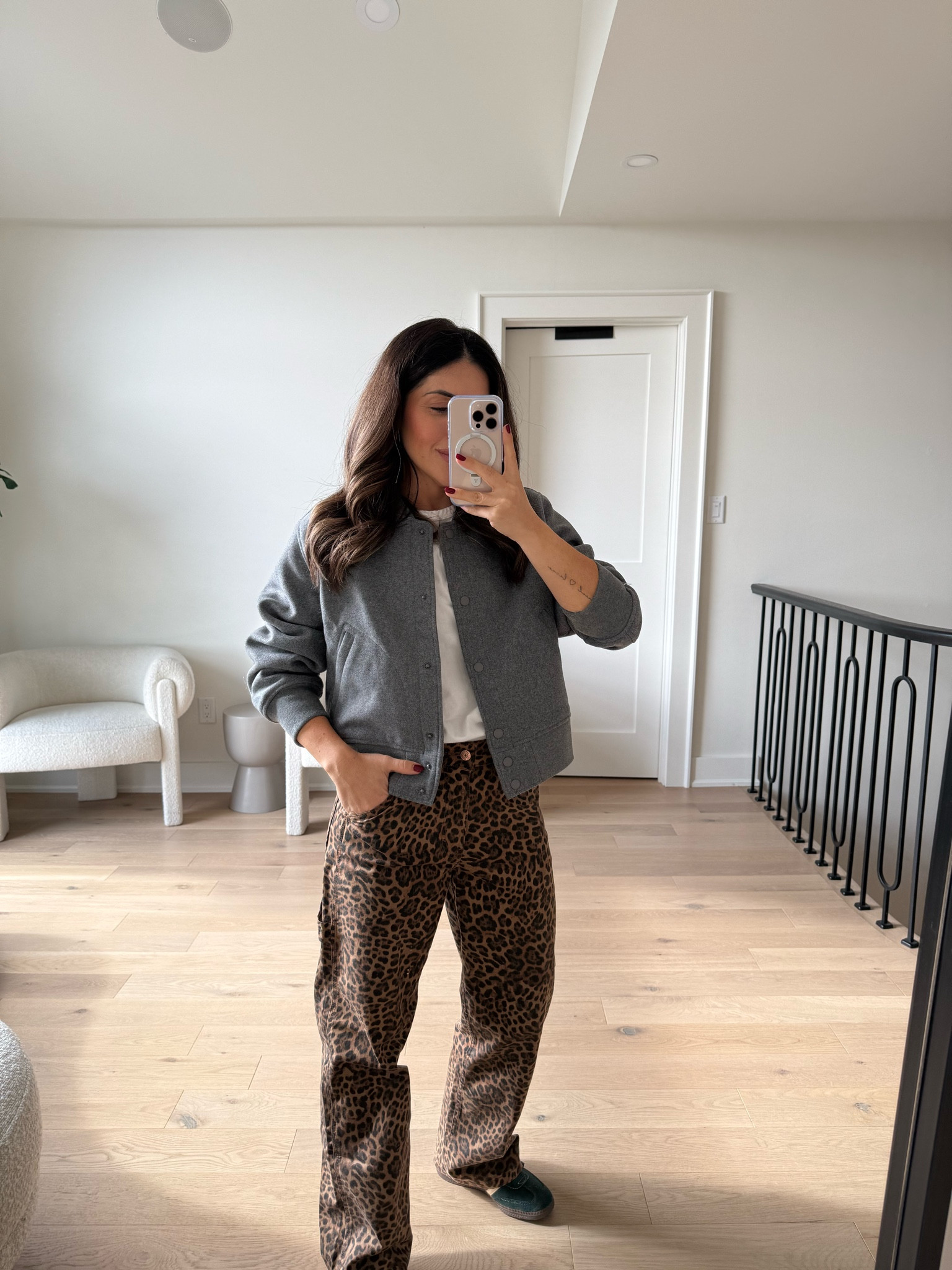 Pants - 25 petite small 
Bomber - petite small 
Gap Sale- use code TREAT for additional 10% off! 

#LTKstyletip #LTKautumn #LTKsale