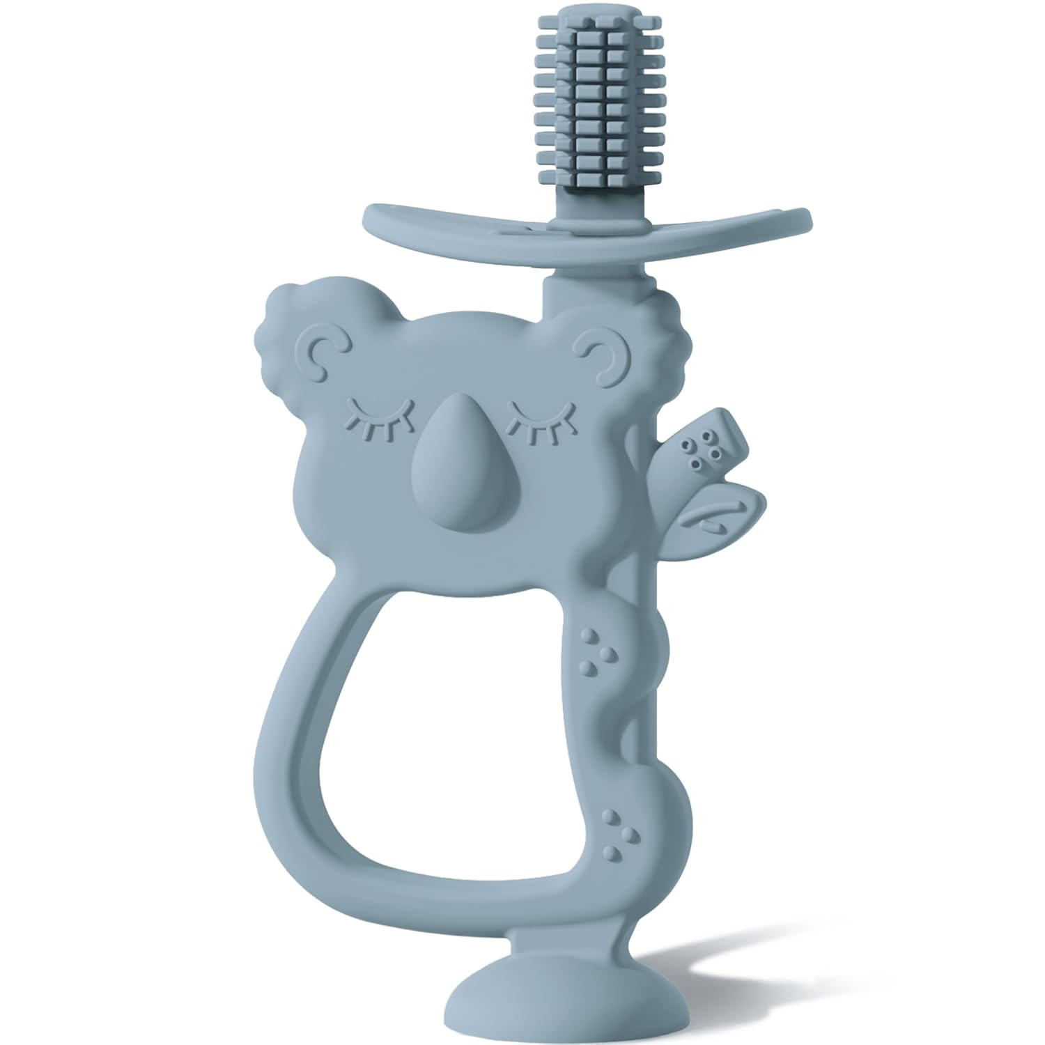 Moonkie Teething Toy, Safe & Easy to Hold BPA Free Silicone Teethers, 360° Baby Toothbrush with ... | Amazon (US)