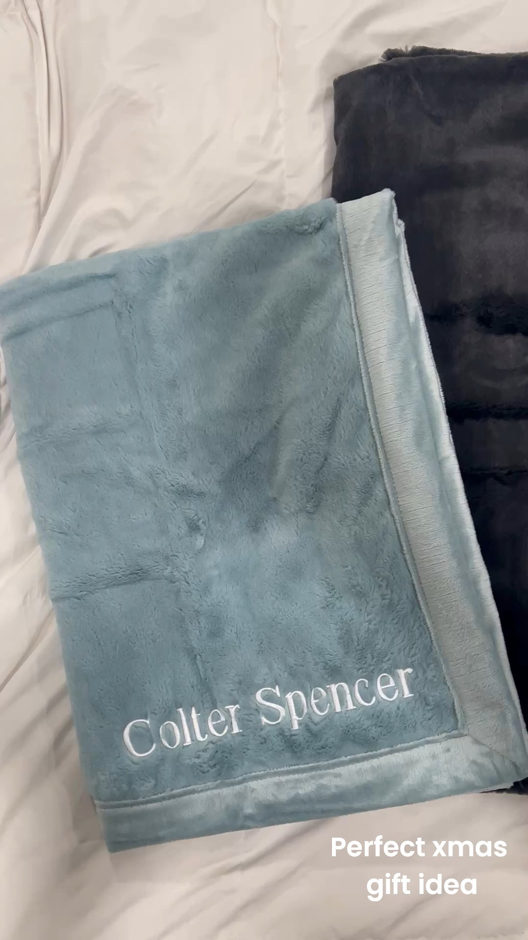 The perfect Christmas gift for baby boy or husband - a monogram blanket customized and personalized throws from Things Remembered  

#LTKHome #LTKGiftGuide #LTKHoliday