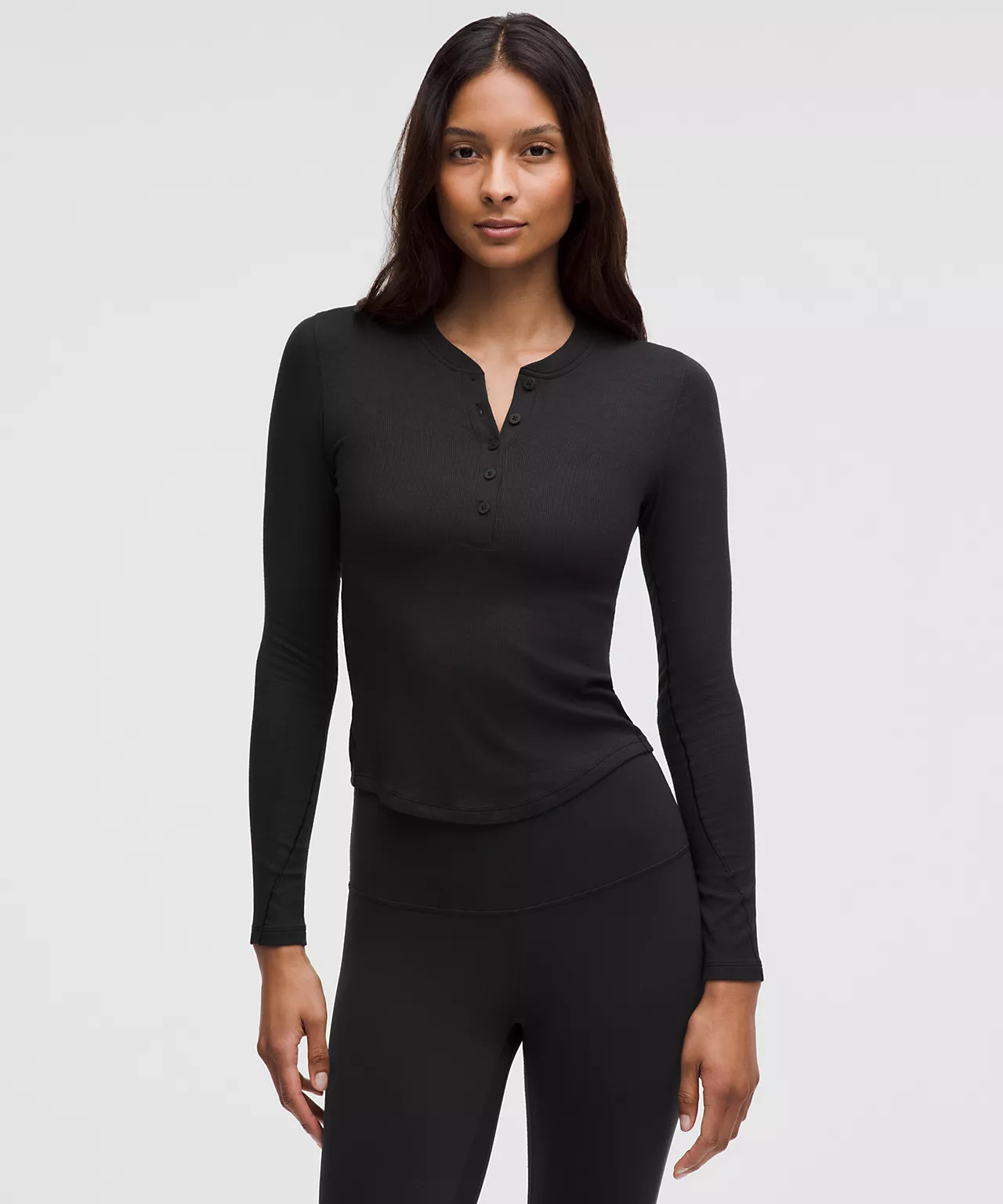 Hold Tight Long-Sleeve Henley | Women's Long Sleeve Shirts | lululemon | Lululemon (US)