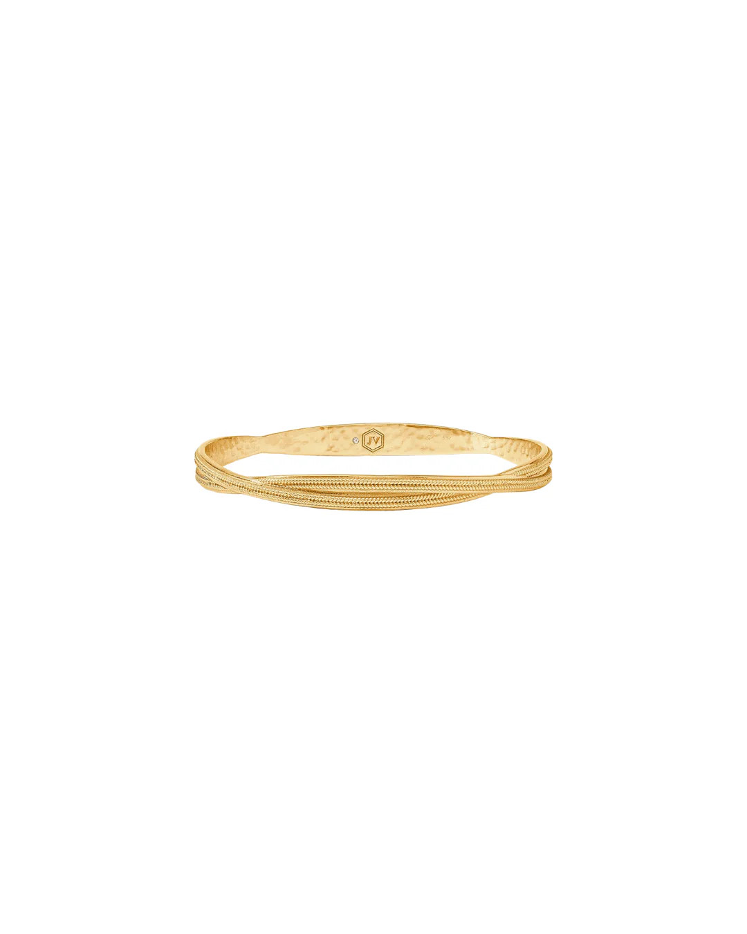 CHEVAL TWIST BANGLE GOLD / M | FEBE Clothing