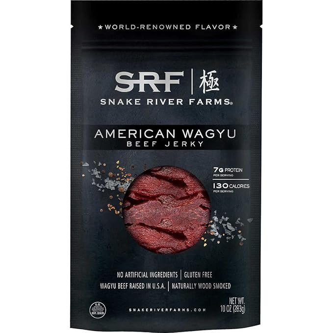 Snake River Farms American Wagyu Beef Jerky, 10 Ounce | Amazon (US)