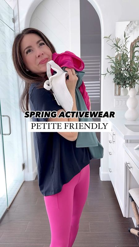 Petite friendly spring activewear - Athleta activewear - leggings - petite style - new spring arrivals 

Cinch capri XSP
White High neck top xs
Mesh shorts xs
Neon tank top xs
Pink leggings XSP
Cinch tank XSP
Black tee XS 
Pink sneakers 5 

#LTKfindsunder100 #LTKfitness #LTKstyletip