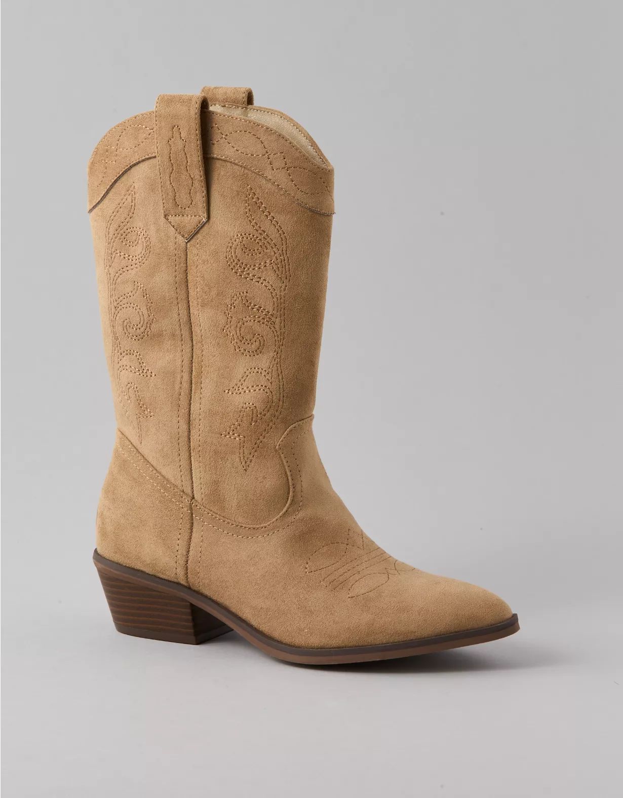 AE Vegan Leather Cowboy Boot | American Eagle Outfitters (US & CA)
