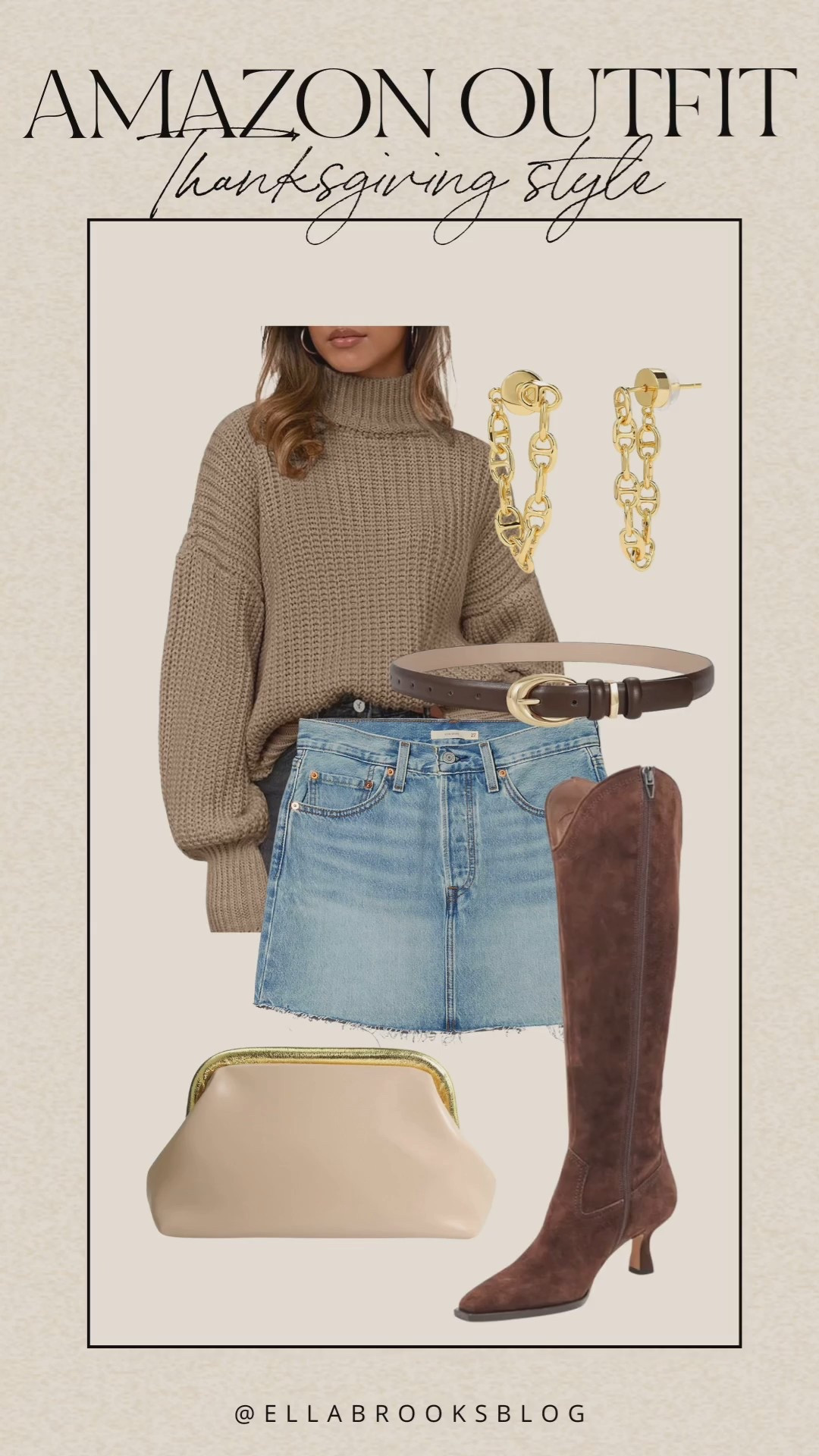 Amazon Thanksgiving outfit inspo!

Amazon fashion, cable knit sweater, suede boots, Levi's denim skirt, fall sweater, fall outfit

#LTKStyleTip #LTKSeasonal #LTKHoliday
