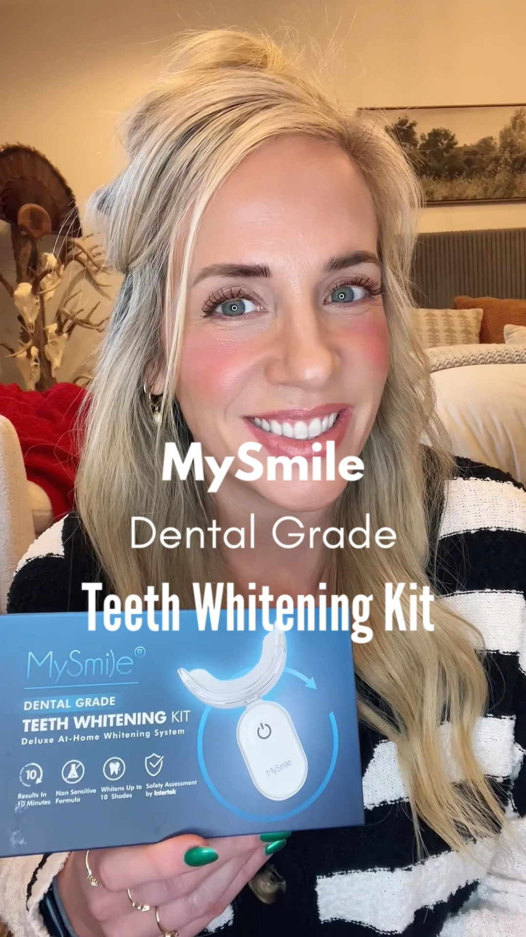 Ready to glow up your smile? ✨Say hello to the MySmile Pro Teeth Whitening Kit—a dental-grade solution designed for sensitive teeth!
10 Minutes is all it takes to remove coffee, wine, and everyday stains. See up to 10 shades brighter in just 7 days!
Featuring advanced LED technology and a waterproof design, whiten your teeth even during your shower!
Includes everything you need: whitening gel, LED light, BPA-free mouth tray, and easy-to-follow instructions. Backed by a 1-year warranty and a satisfaction guarantee-your brighter smile is risk-free!
#MySmilePro #TeethWhiteningKit #GlowUpSmile #TikTokMadeMeBuylt #DentalCareGoals
#BrightSmileJourney #whiteteeth 1d

#LTKFindsUnder50 #LTKStyleTip #LTKBeauty