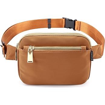 Amazon.com | ZORFIN Fanny Packs for Women Men, Fashion Waist Pack Belt Bag with Adjustable Strap ... | Amazon (US)