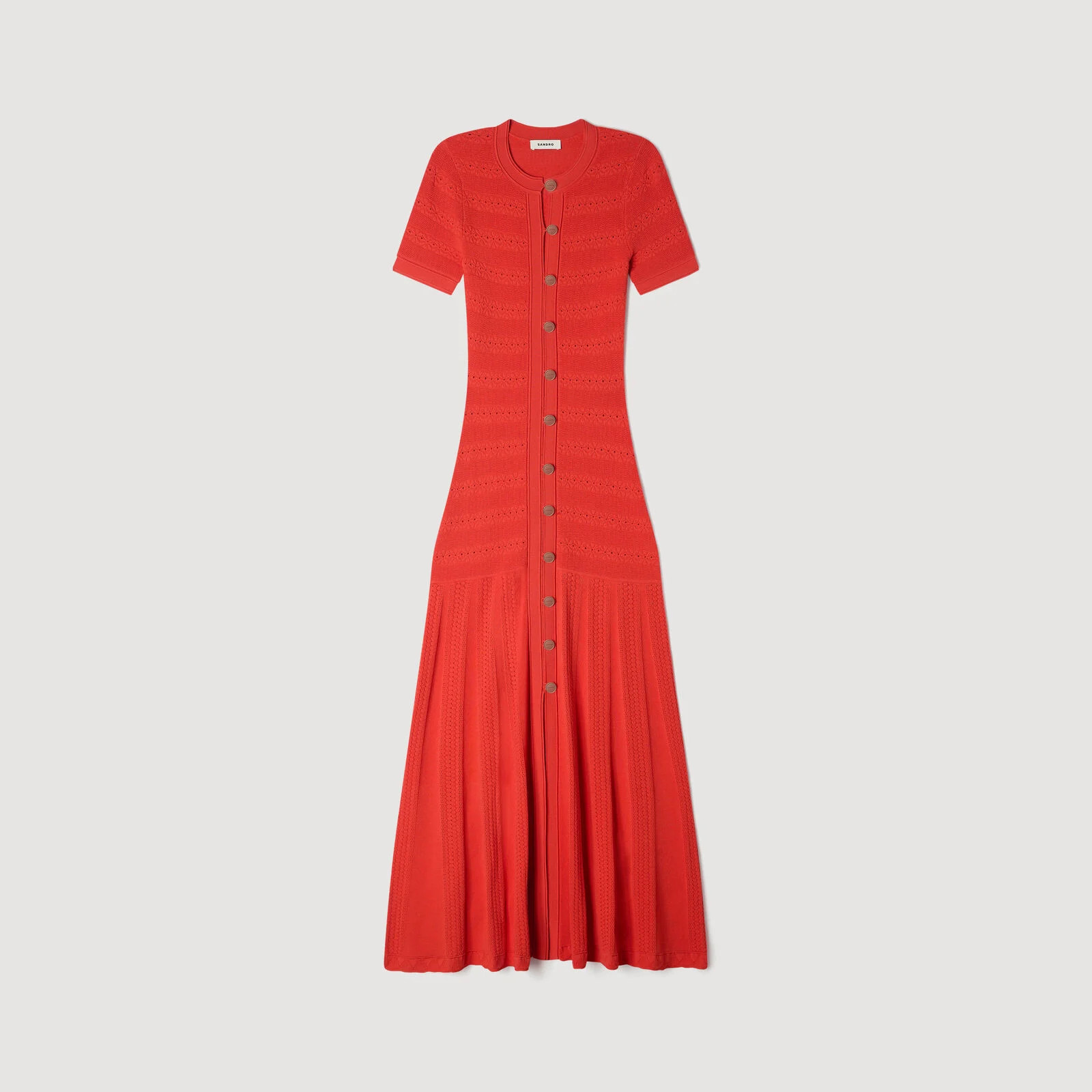 Knit maxi dress | Sandro US | Sandro-Paris US