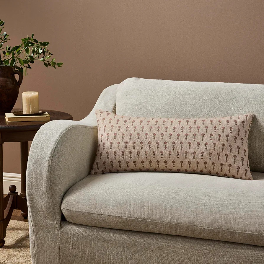 Loloi Magnolia Home Annalie PMH0079 Natural/Red Cover w/Poly Pillow | Amazon (US)