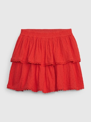 Kids Crinkle Gauze Ruffle Skort | Gap (US)
