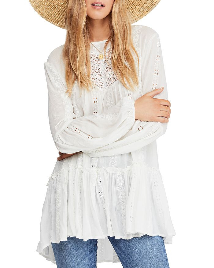 Kiss Kiss Lace Inset Tunic | Bloomingdale's (CA)