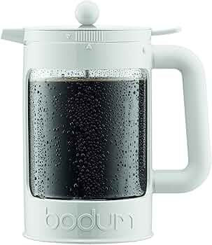 bodum Bean Cold Brew Coffee Maker, 51 Oz, Bright White | Amazon (US)