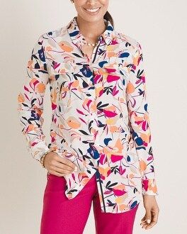 Floral-Print Easy Shirt | Chico's