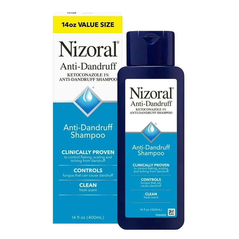 Nizoral A-D Anti-Dandruff Shampoo, Value Size, 14 fl oz | Walmart (US)