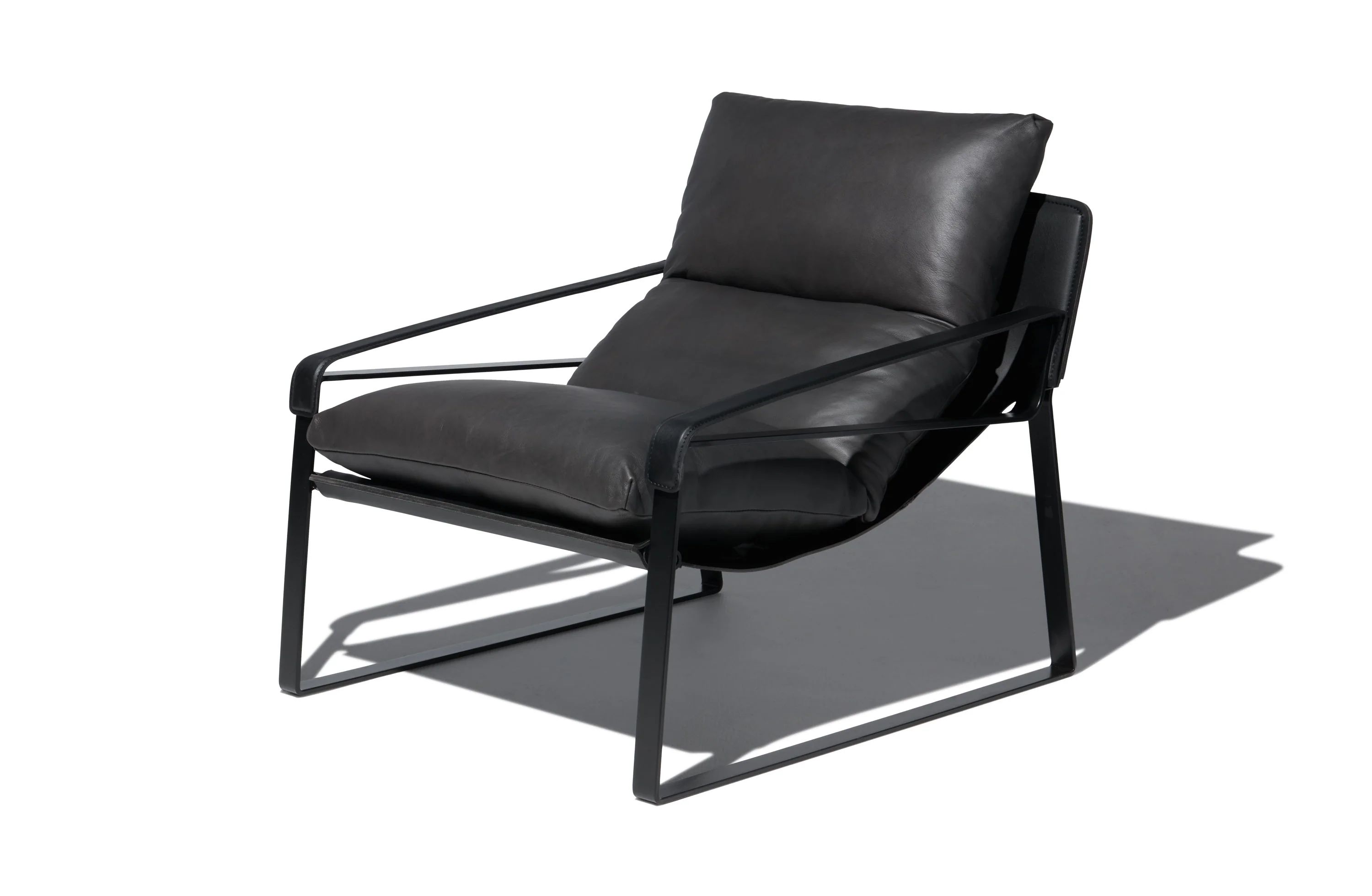 Dunhill Leather Lounge Chair | Industry West