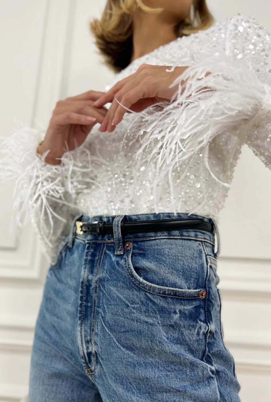 Holiday too with feathers, sequins and pearls 

#LTKHoliday #LTKunder100 #LTKstyletip