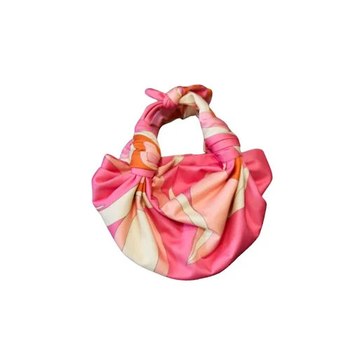PINK SWIRL - NLA SILK KNOT BAG | NLA Collection