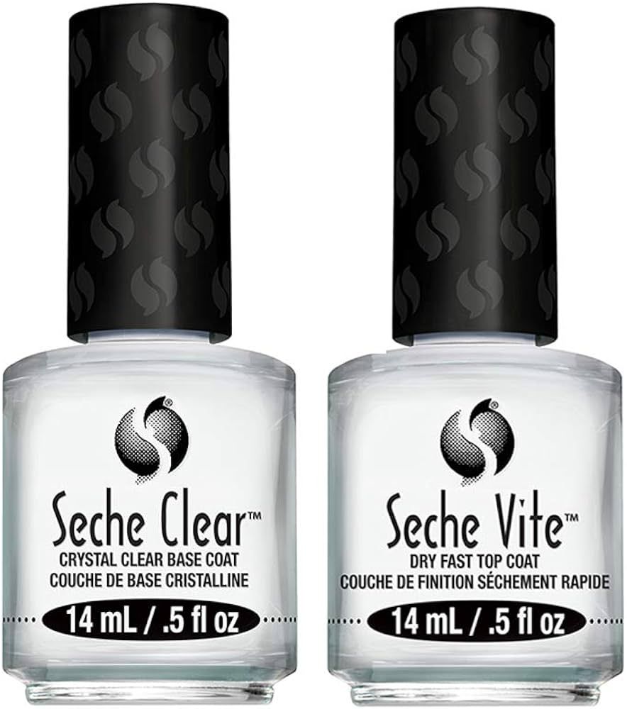 Seche Clear and Seche Vite, Base Coat and Top Coat for Nail Polish | Amazon (US)