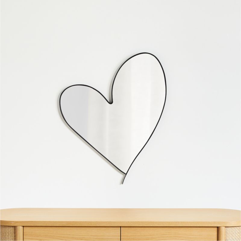 Heart Wall Mirror by Leanne Ford + Reviews | Crate & Kids | Crate & Barrel