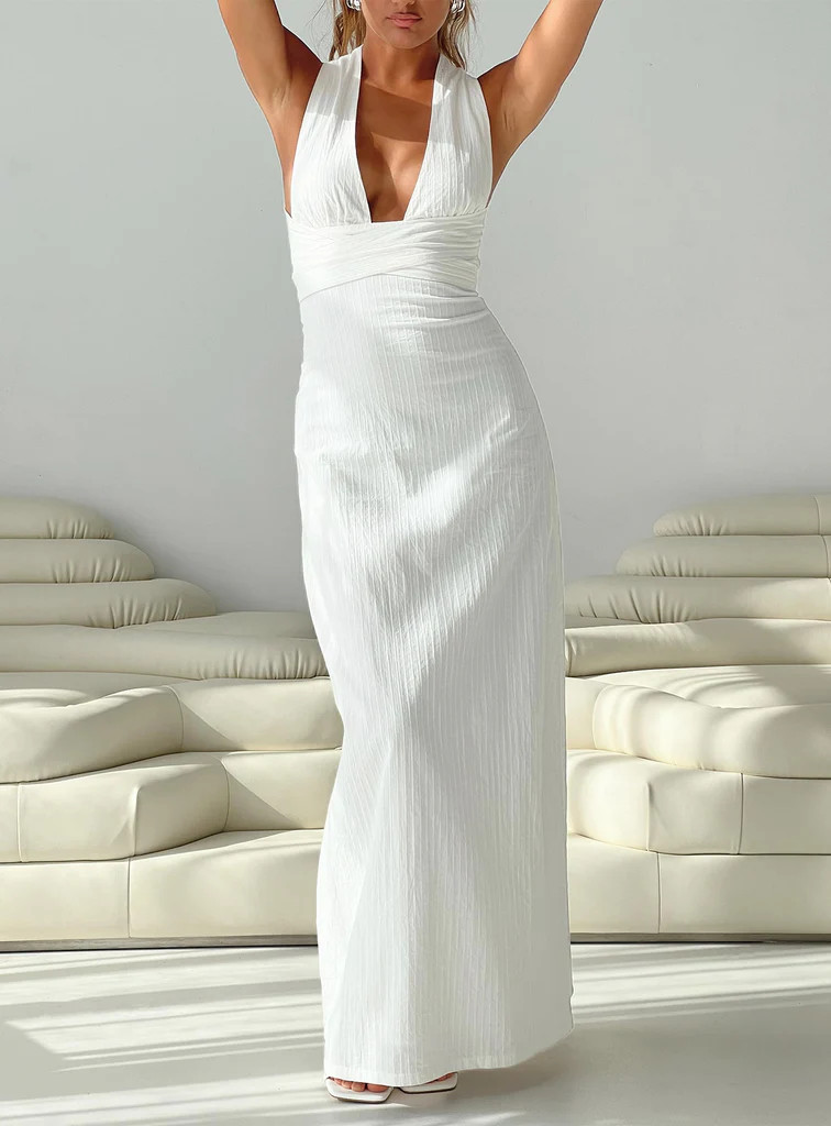 Alsace Maxi Dress White | Princess Polly US
