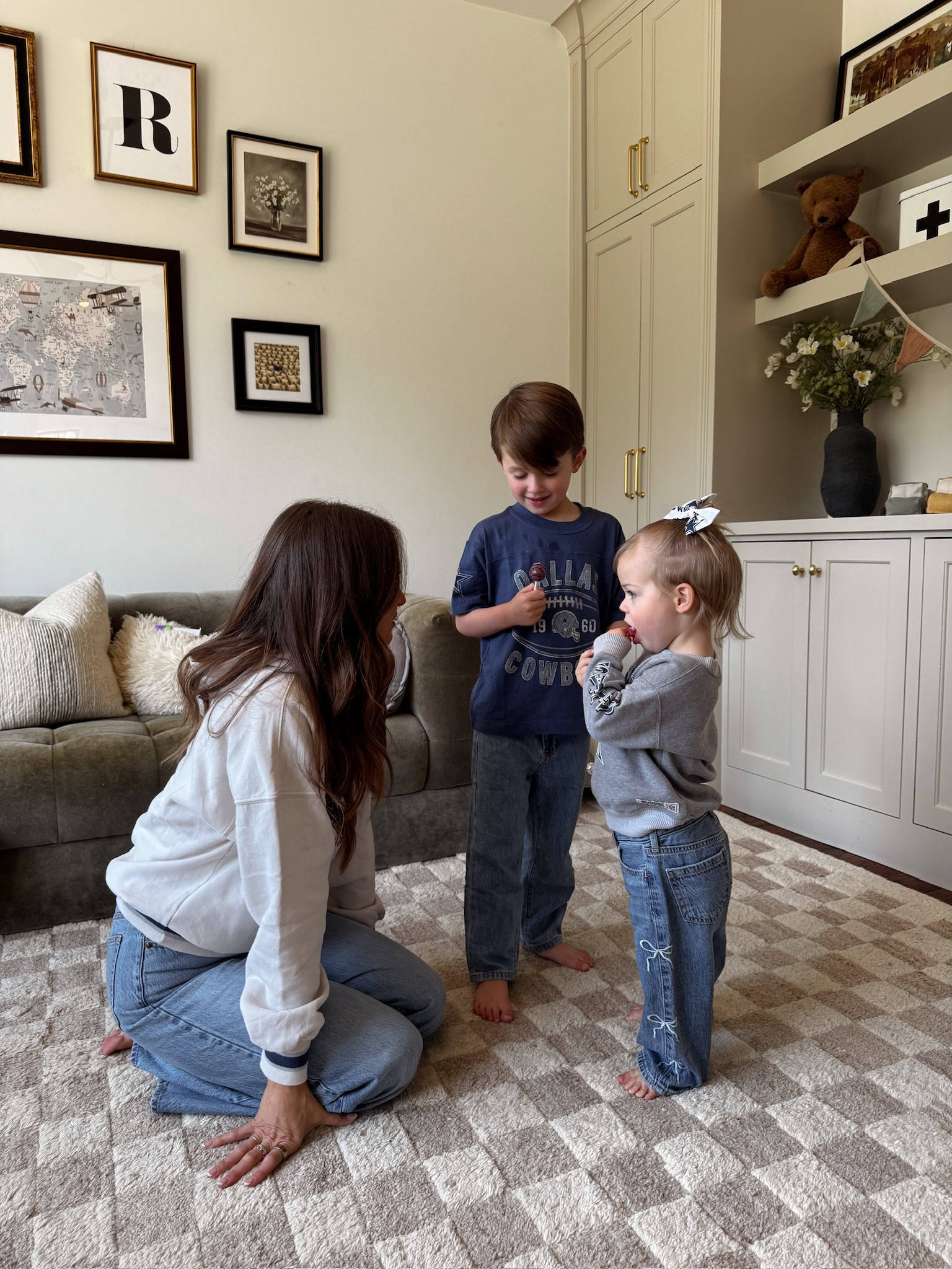 #abercrombiepartner I had to share the new denim for me and the kids! @abercrombie is one of my go-tos for denim so why wouldn’t it be for the kids! @abercrombiekids is having 40% off all jeans + 20% off almost everything else and you can stack code DENIMAF for an extra 15% off. This also applies sitewide & is the perfect time to shop denim & cute NFL gear before the Fall. 

*Offer valid in stores and online August 5, 2026 to August 10, 2026 in US/CA. Exclusions apply as indicated. Online price reflects discount. Use code DENIMAF to get an additional 15% off almost everything in stores and online at checkout from August 5, 2026 to August 10, 2026 in US/CA. Exclusions apply. See details online.

#LTKSaleAlert